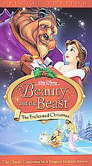 Beauty and the Beast An Enchanted Christmas VHS, 2002
