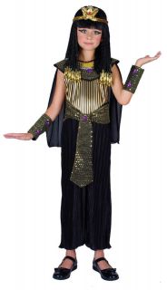 QUEEN CLEOPATRA EGYPTIAN PRINCESS GIRLS COSTUME FANCY DRESS UP PARTY