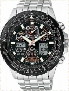 NEW CITIZEN ECO DRIVE WATCH for MEN * Skyhawk Chronograph * JY0000 