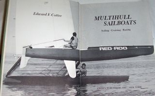 Multihull Sailboats by Cotter hc 1971 sailing racing