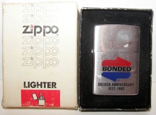Zippo   Bonded Golden Anniversary 1932   1982 (Boxed)