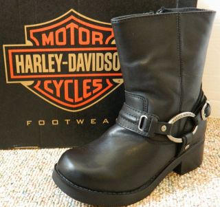 Harley Davidson Christa D85298 Black womens boots New in Box