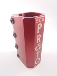 PROTO SCS FULL KNUCKLE CLAMP RED