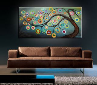 MODERN ABSTRACT HUGE LARGE CANVAS ART OIL PAINTING Style NO Frame