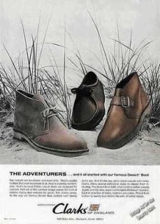 1970 Clarks of England Casual Shoes Print Ad