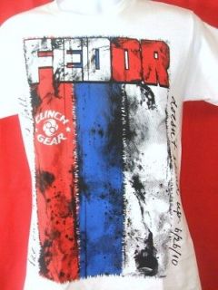 Fedor Emelianenko Clinch Gear HGP Walkout White T shirt