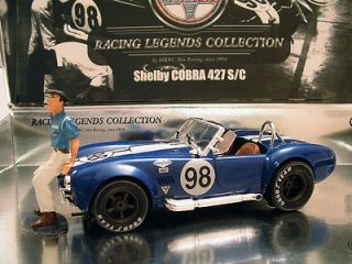 MRRC Shelby Cobra 427 SC Racing Legends 1/32 Slot Car In Collectors 