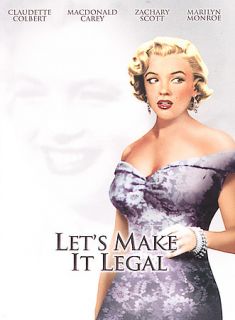 Lets Make It Legal DVD, 2004, Marilyn Monroe Diamond Collection 