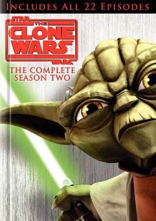 Star Wars The Clone Wars   The Complete Season Two DVD, 2010, 4 Disc 