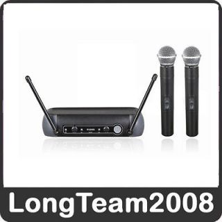   Wireless Microphone Mic VHF Cordless DJ Karaoke professional System