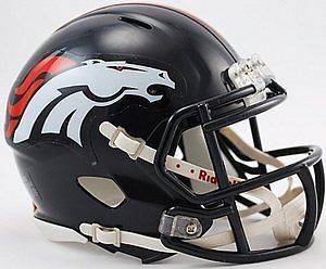Denver Broncos Riddell Professional NFL Football Team Speed Mini 