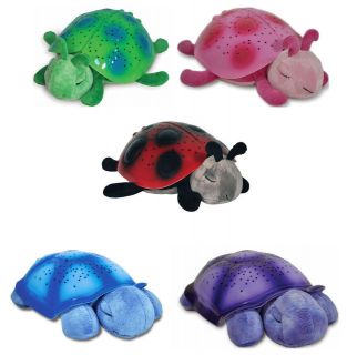 Cloud B Twilight Turtle Ladybug Plush Toy Constellation Night Light 