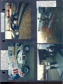   Steve Kinser Dave Strickland ASCOT Park Race Photos EX (Sku 28178