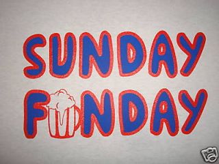 sunday funday college party new funny vintage t shirt