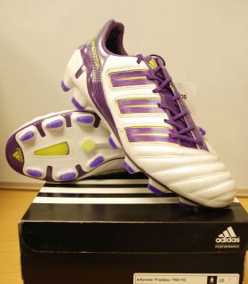   Predator FG (White/Purple) Soccer Cleats *Champions League Color