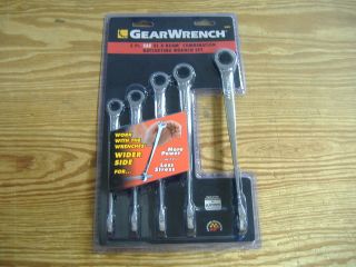 5pc. SAE XL X Beam Combination Ratcheting Wrench Set GEARWRENCH 85895