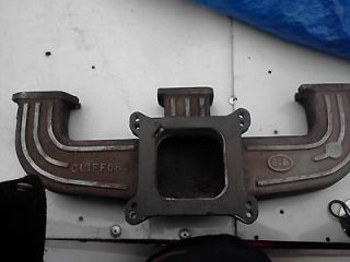 Clifford Inline 6 Chevy Aluminum Intake carburated engine  race car 