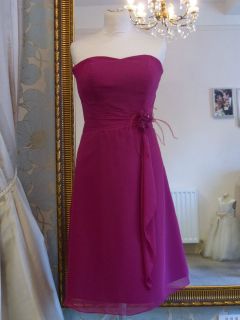 NEW Phil Collins Infinity PCB0224 UK 12 Cerise/Pink Bridesmaid Dress 