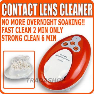   Contact Lens Cleaner 2 Minutes Clean Daily Care Solution Red Color