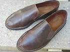 Cole Haan Mens braided leather loafers brown Great used cond 9 med 