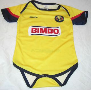 Club America Aguilas baby body suit Mexico Soccer 100% polyester 