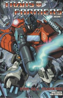 IDW The Transformers For All Mankind TPB Softcover Mike Costa Don 