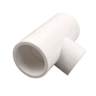   25mm x 20mm PVC Pipe Slip Fitting 3 Ways Reducing Tee Connectors