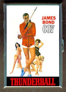 007 SEAN CONNERY JAMES BOND ID Holder, Cigarette Case or Wallet MADE 
