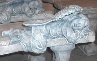 Concrete latex fiberglass mold Laying Angel Statue