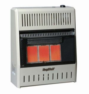   World KWP192 3 Plaque Infrared 15,000 BTU LP Gas Vent Free Wall Heater