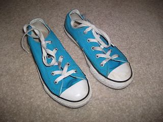 CONVERSE ALL STAR CHUCK TAYLOR LOW TOPS SNEAKERS RUNNERS 2 BRIGHT BLUE 