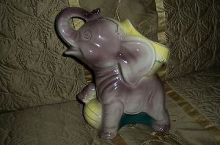 VINTAGE ROYAL COPLEY 8 ELEPHANT WITH BALL PLANTER   ESTATE FIND   109 