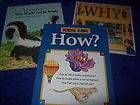 CHILDRENS HOW & WHY BKS (LOT 3) KIDS ASK HOW, I WONDER WHY SKUNKS ARE 