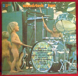 WOODSTOCK II 1971 Cotillion DOUBLE ALBUM HENDRIX / MOUNTAIN / CSN&Y 