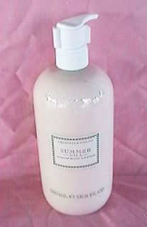 Crabtree & Evelyn SUMMER HILL Body Lotion Jumbo Size 16.9 Fl. Oz.