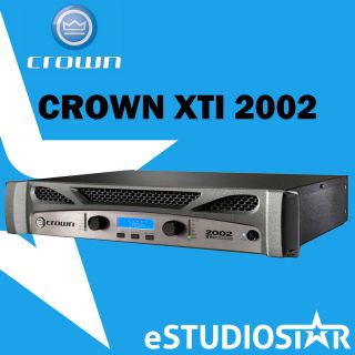 Crown xTI 2002 2 Channel Rack Mount Power Amplifier xti2002 Amp 