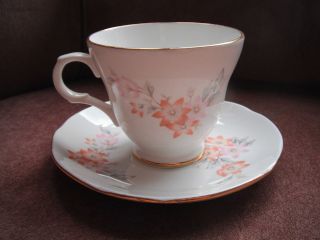 Cup & Saucer Crown Trent Staffordshire England Fine Bone China