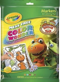 Crayola Color Wonder Dinosaur Train Coloring Pad Markers