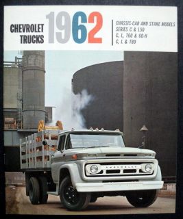 Chevrolet 1962 Series C & L Truck Sales Brochure
