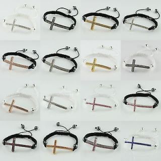 sideways cross bracelet in Bracelets