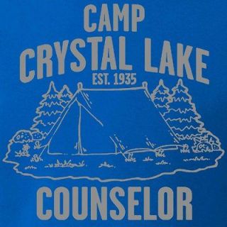 Camp Crystal Lake T shirt Counselor Jason Friday The 13th Summer 