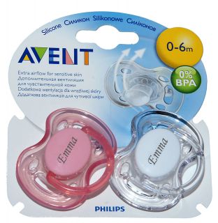 Dummy, Pacifier, Soother, Avent Philips Personalised with name or 