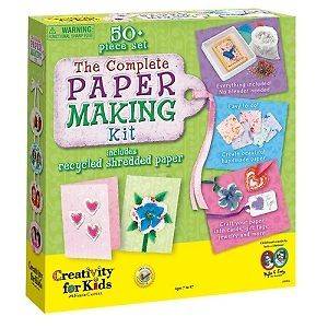 THE COMPLETE PAPER MAKING KIT Creativity For Kids New