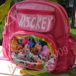 NEW CUDDY Mickey & Minnie Mouse Love Girls Shoolbag Small backpack 