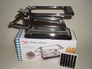 New Tala French Fry Cutter Chip Slicer Potato Chipper Chrome 13051