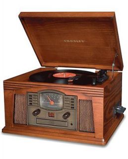 Crosley CR42 Lancaster Phonograph AM/FM Radio Table Top Entertainment 