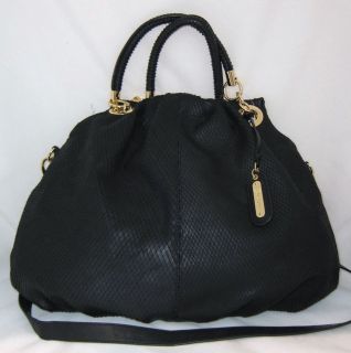 Cynthia Rowley Leather Bag Purse Satchel Sac Snake New