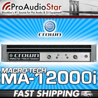 crown ma 12000i in Pro Audio Equipment