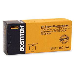 Bostitch B 8 Staples   0.25 Leg   0.5 Crown   Stanley Stcrp2115 14