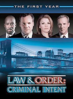 Law Order Criminal Intent   The First Year DVD, 2003, 6 Disc Set 